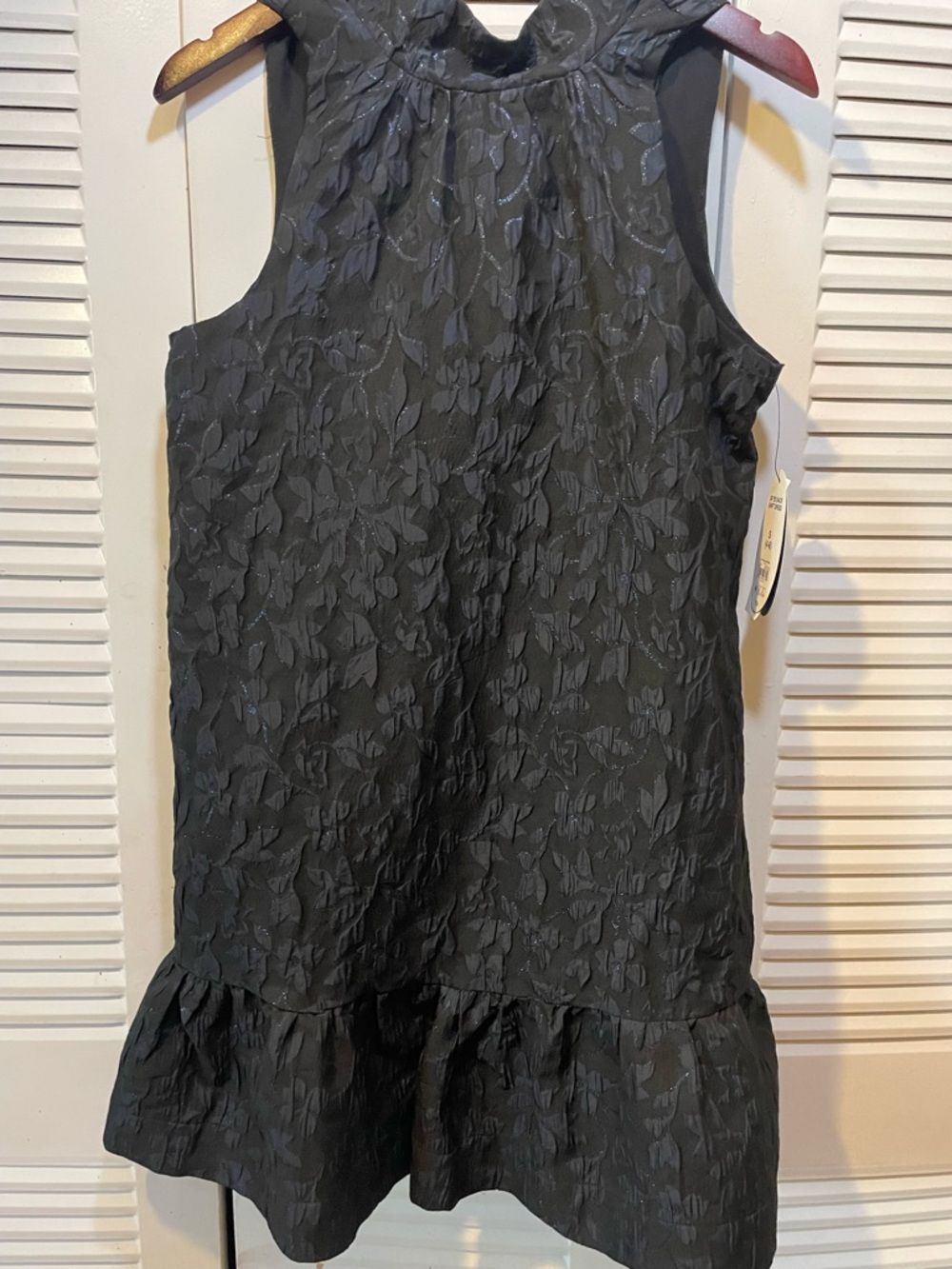 Scoop Black Textured Tie Back Shift Dress - S (4-6)
The colour night sky